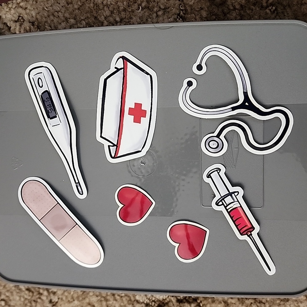 The Nurse Pack Vinyl Stickers